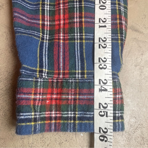 LL Bean Plaid Button Down Flannel Shirt Men’s Sz XL - Picture 6 of 10